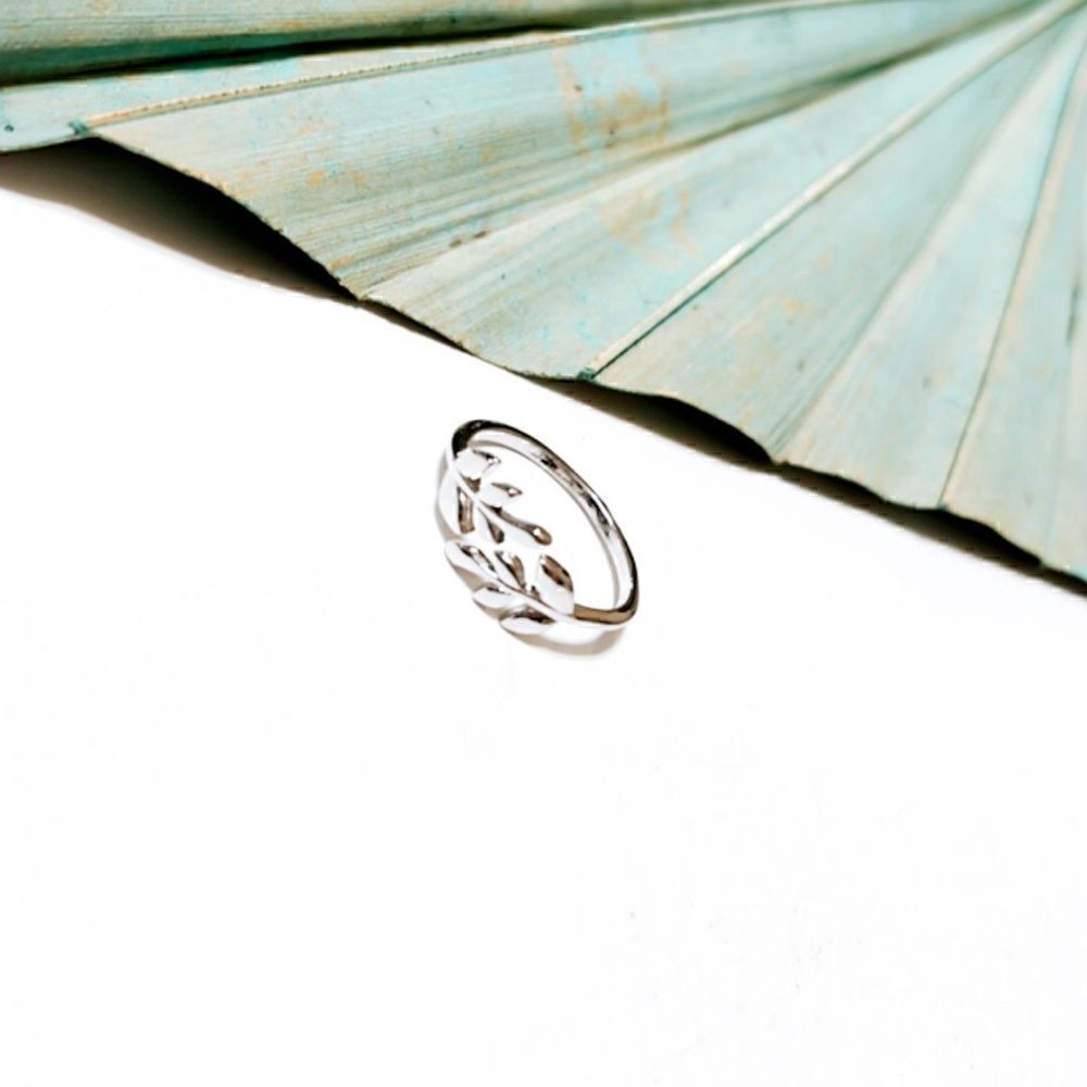 leaf ring  R 291 - Picture 2 of 6
